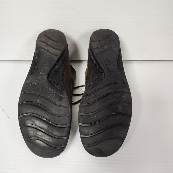 Clarks Cloudsteppers Lace-up Blue Sillian Frey Ankle Boot Size 8.5 - Picture 9 of 9